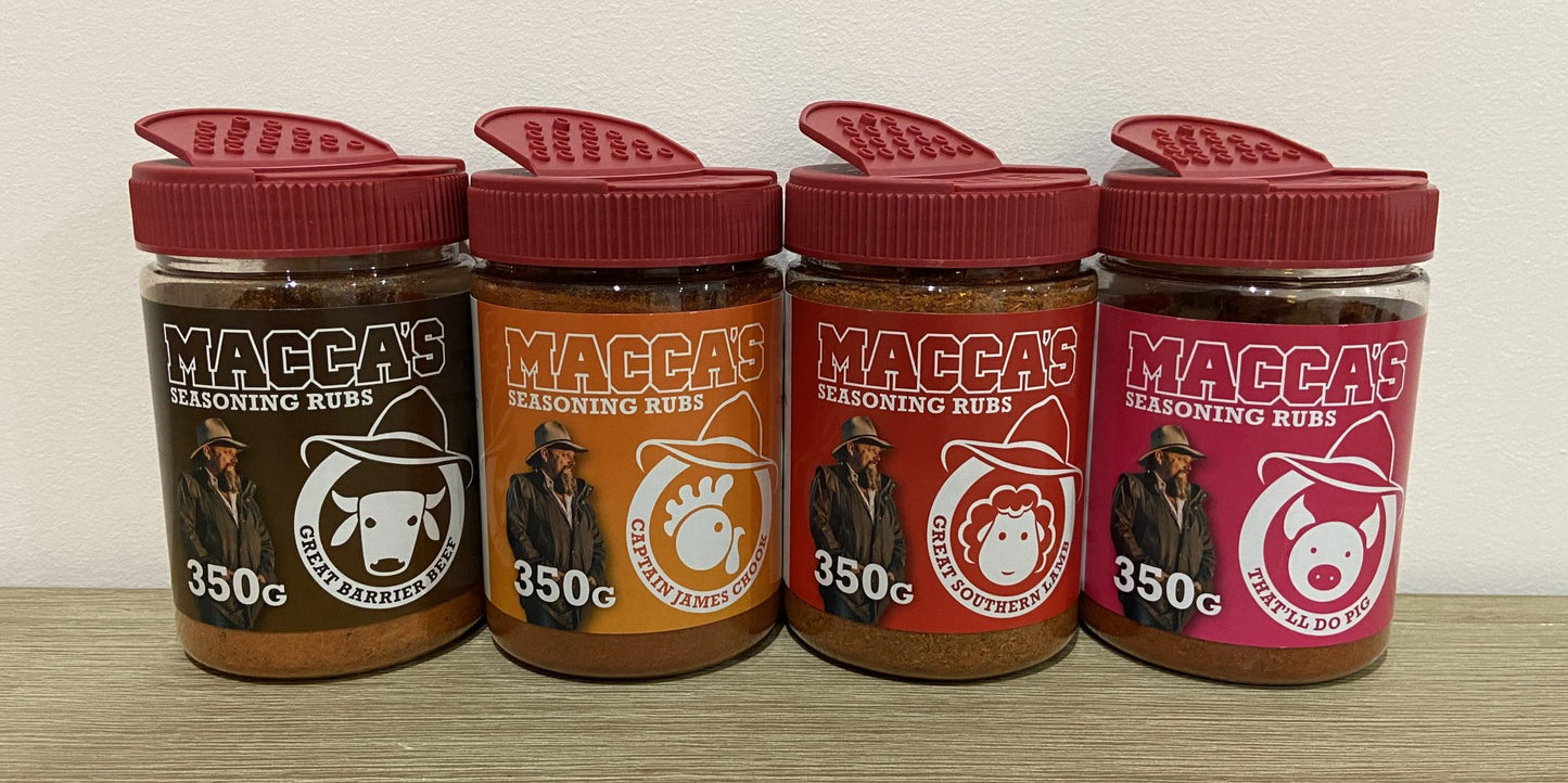 MACCA'S SEASONING RUBS - Great Barrier Beef 350g